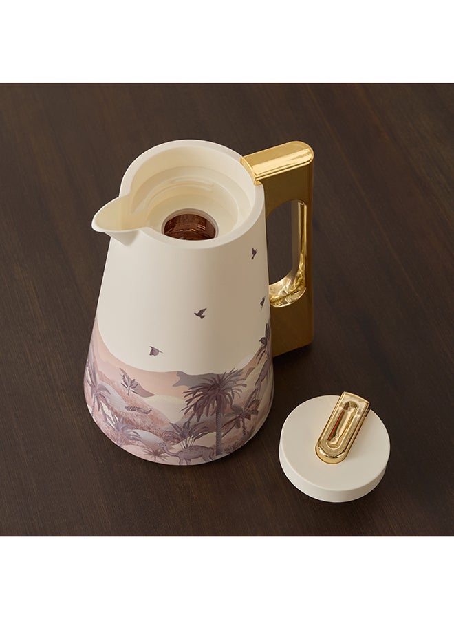 Home Box Sahra Flask 1L with Gold Handle - Image 2